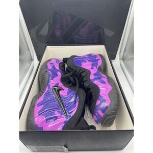 Nike Air Foamposite Pro Purple Camo Sneakers 624041-012 Men’s Size 10